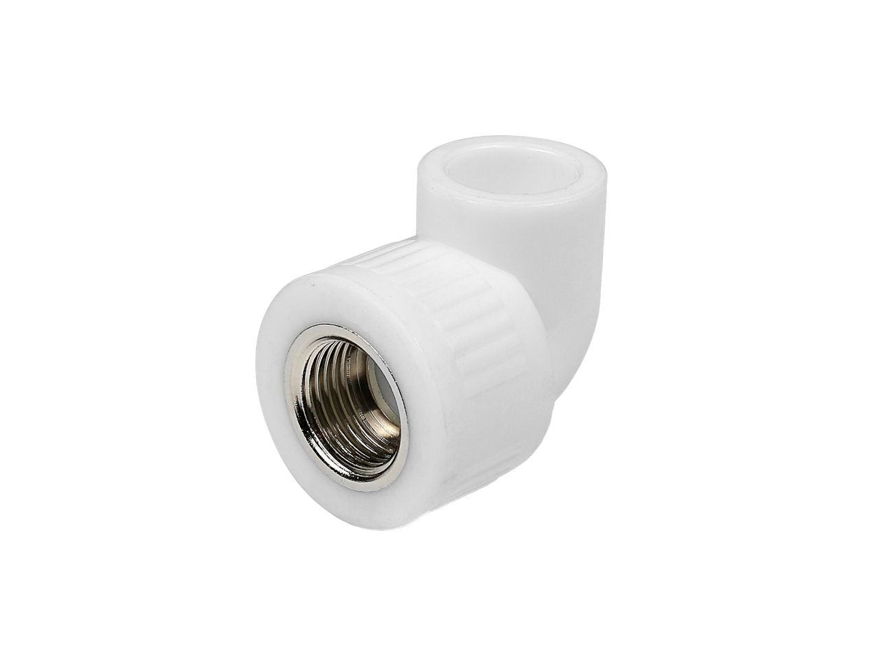 Угольник полипропиленовый комбинированный 90° КОНТУР PP-R D25-1/2" в/р