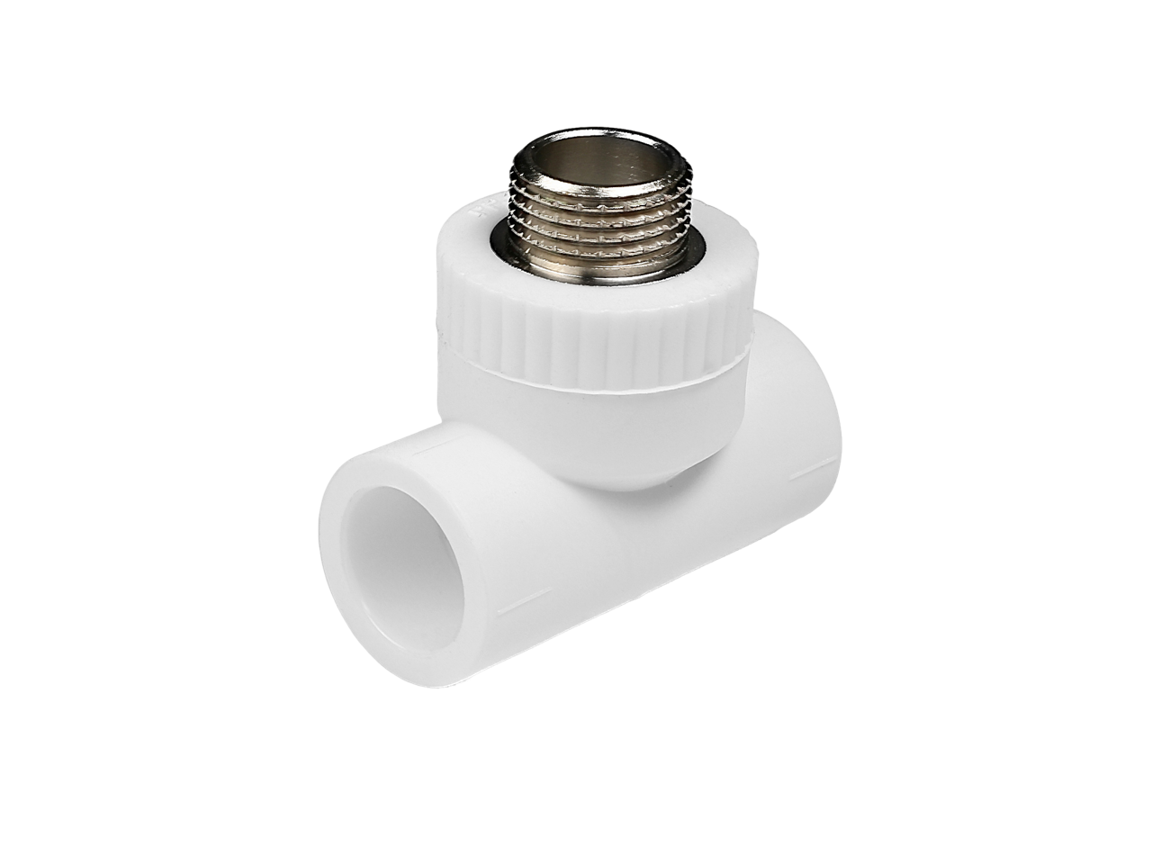 Тройник полипропиленовый комбинированный КОНТУР PP-R D25-3/4" н/р