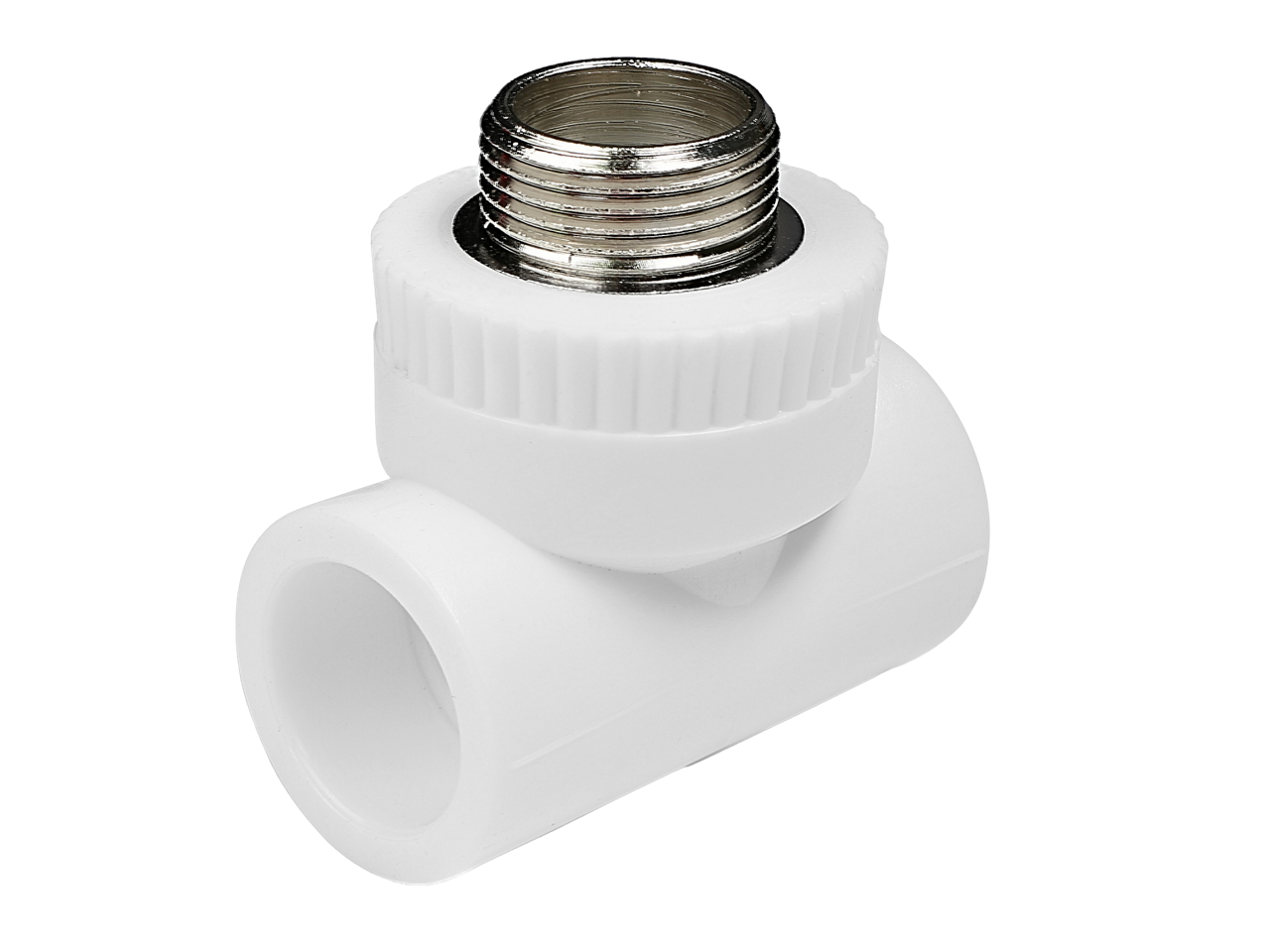 Тройник полипропиленовый комбинированный КОНТУР PP-R D32-3/4" н/р