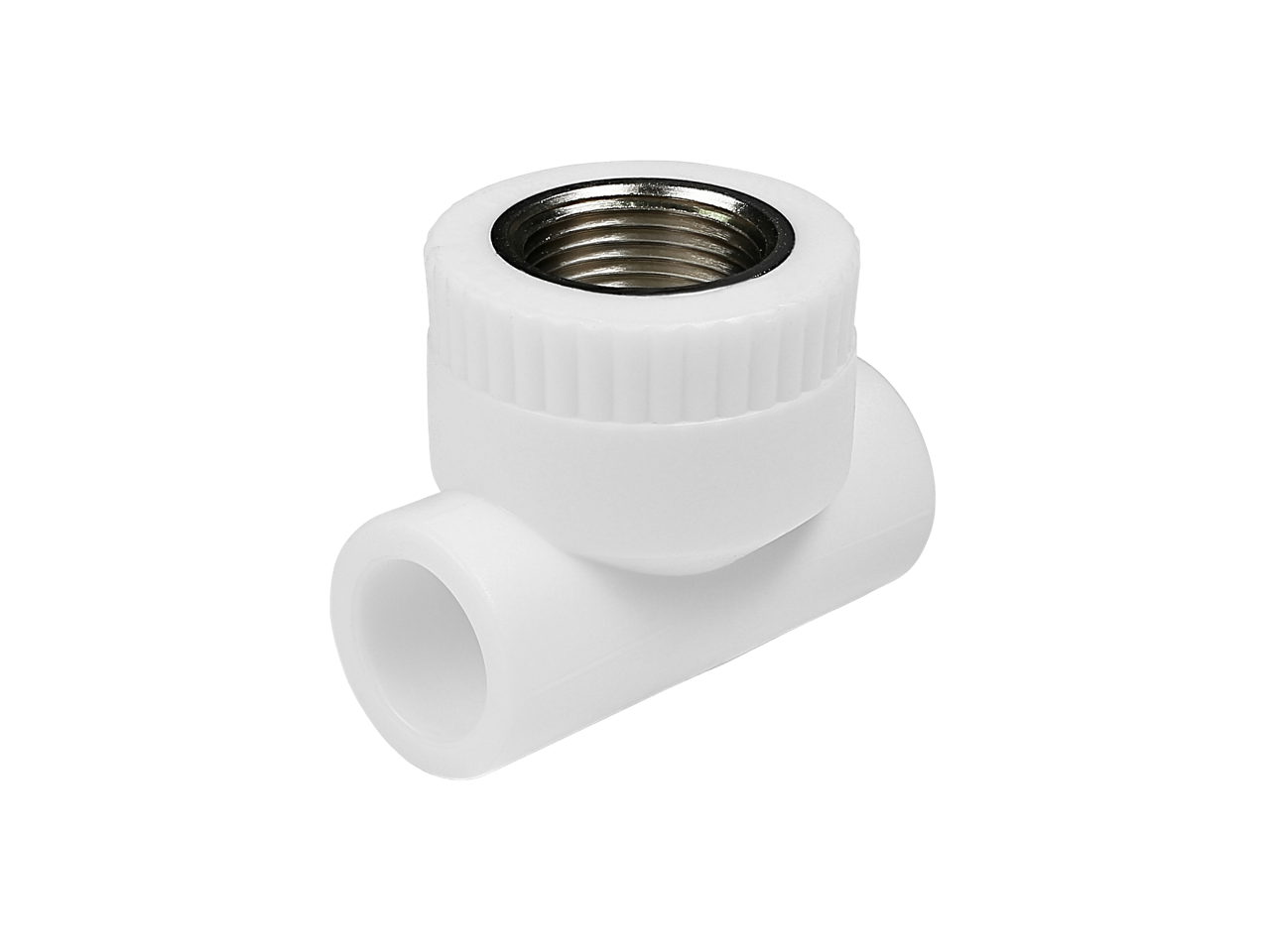 Тройник полипропиленовый комбинированный КОНТУР PP-R D20-1/2" в/р