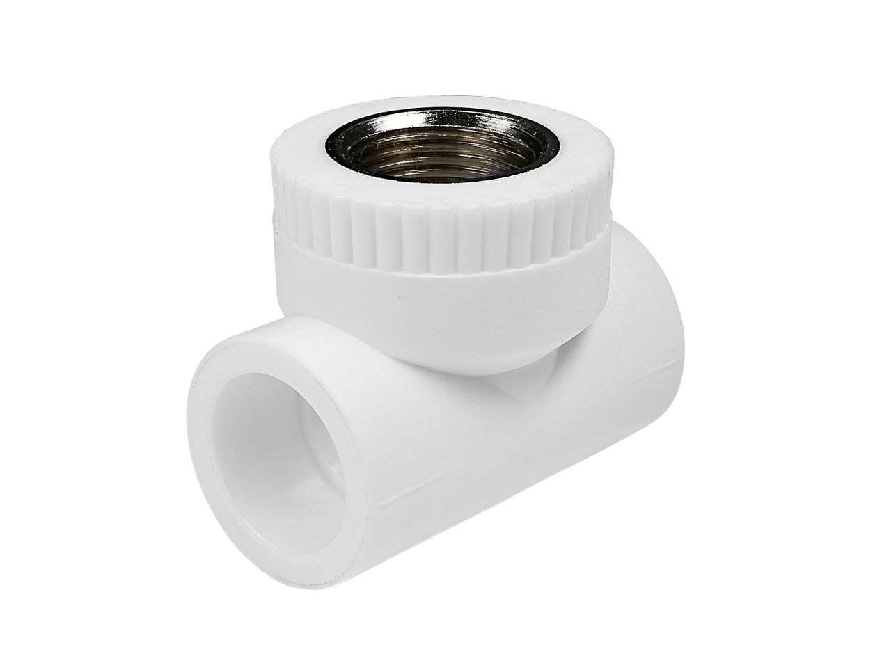 Тройник полипропиленовый комбинированный КОНТУР PP-R D32-1/2" в/р