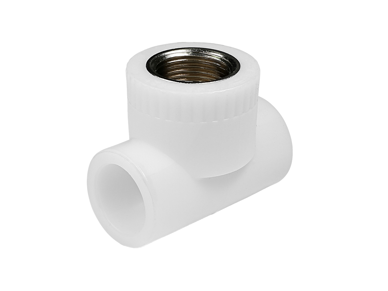 Тройник полипропиленовый комбинированный КОНТУР PP-R D32-3/4" в/р