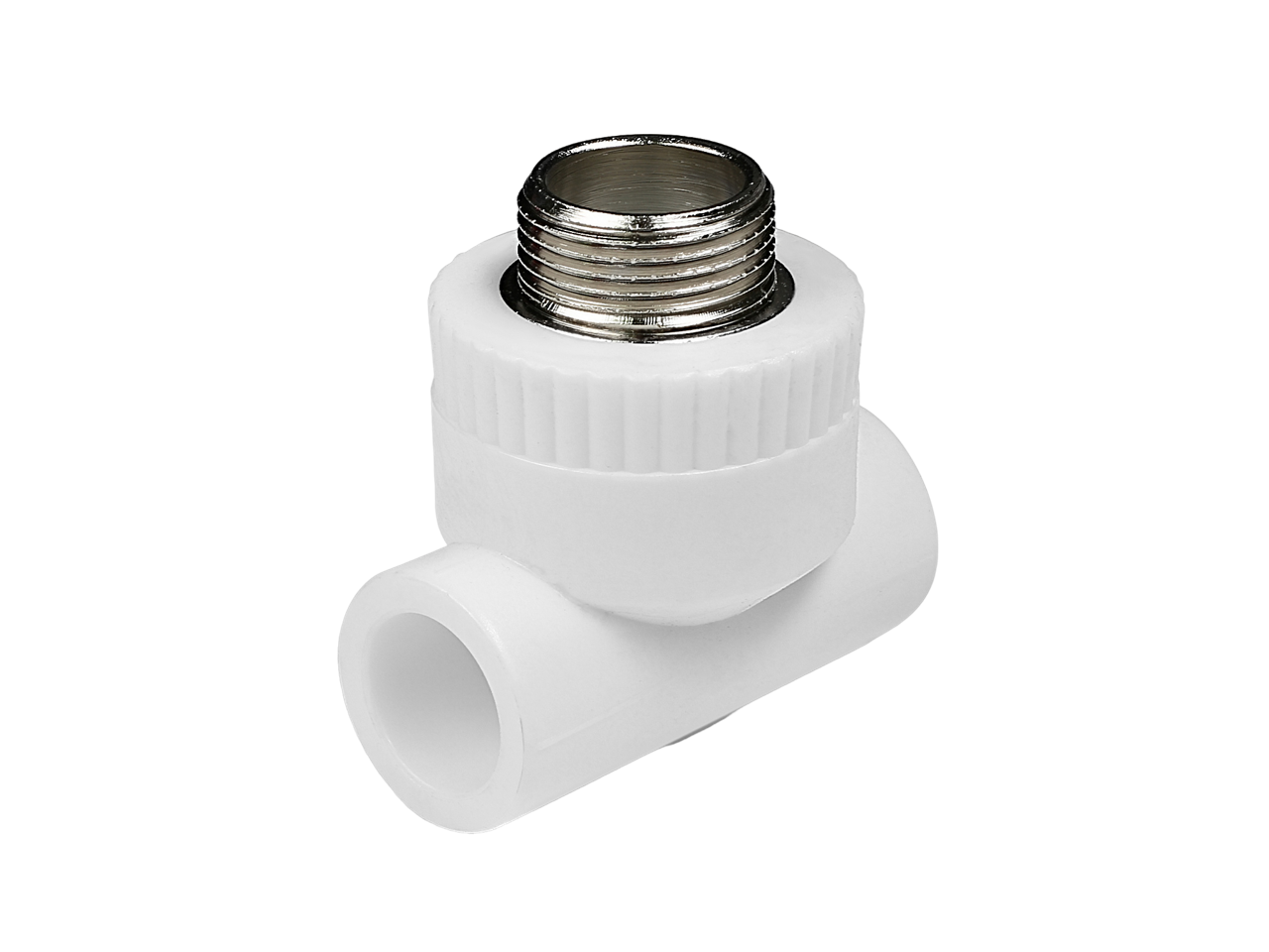 Тройник полипропиленовый комбинированный КОНТУР PP-R D20-3/4" н/р купить с доставкой по РФ