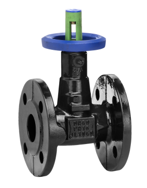 Запорный клапан KSB BOA-Compact EKB, тем-ра перекач.среды -10…+70°С, материал исполнения чугун, ДУ 125, РУ 10/16 бар, тип присоединения: фланцы, с пломбир.крышкой