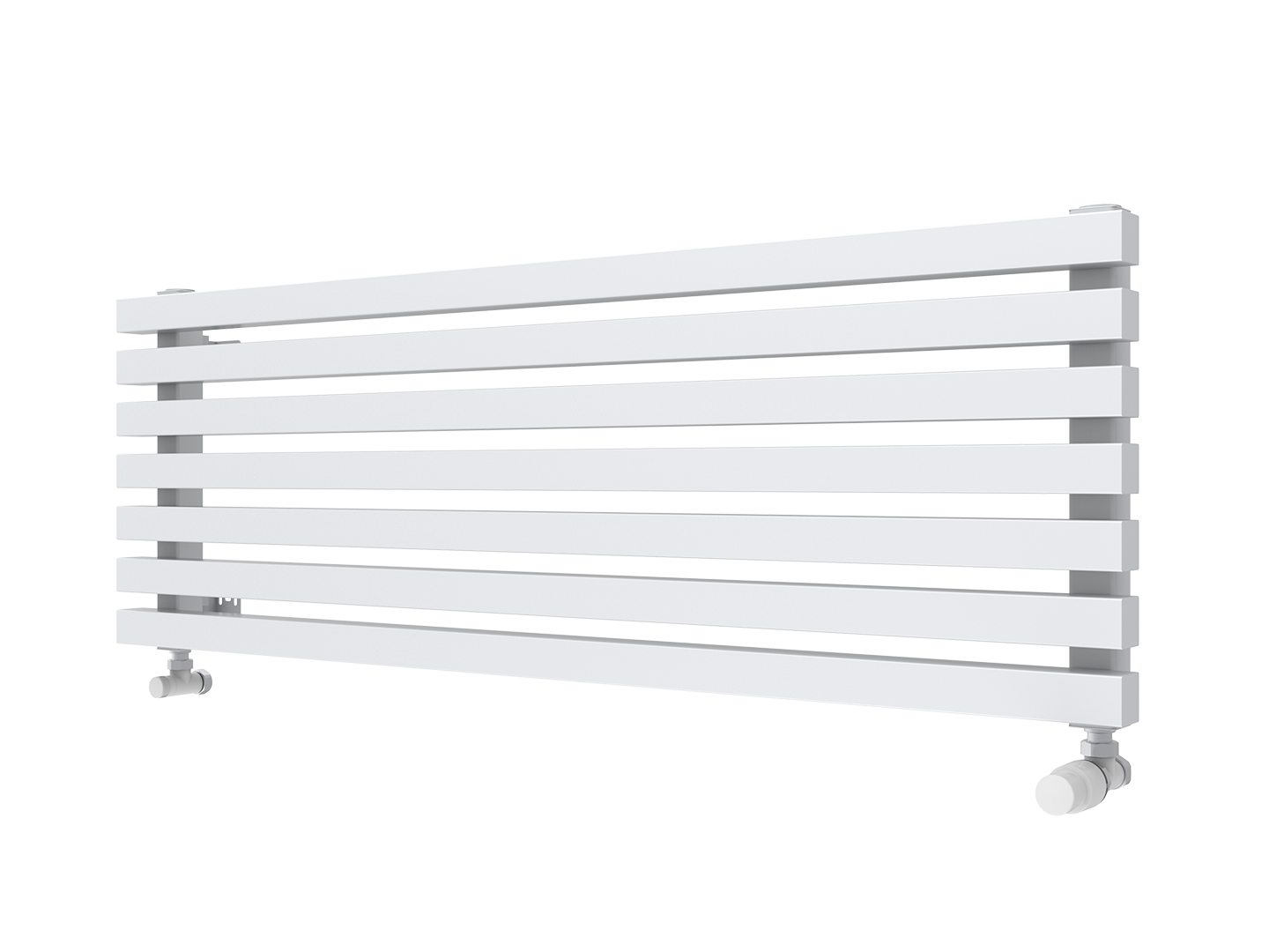 Радиатор КЗТО QUADRUM 40 H-300-20 R, цвет: 1T104S9016 (белый муар), настенное исполнение, подключение: нижнее правостороннее (под H-узел, изготавливается без термоклапана) купить с доставкой по РФ