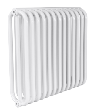 Трубчатый радиатор КЗТО РСК 2-300-8 1/2" RAL 7044, 360 Вт, подключение боковое, монтаж на стену купить с доставкой по РФ