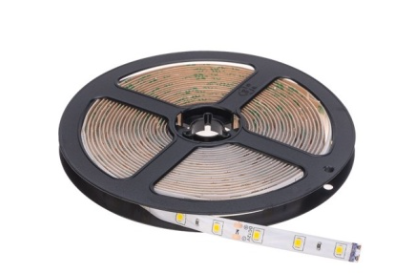 Лента светодиодная LAMPER 12В, SMD2835, 4,8Вт/м, 60 LED/м, 6500К, 8мм, 5м, для БП с клеммами, IP20 купить с доставкой по РФ