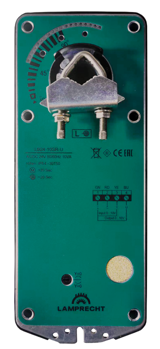 Электропривод с возвратной пружиной LAMPRECHT LB24-10SR