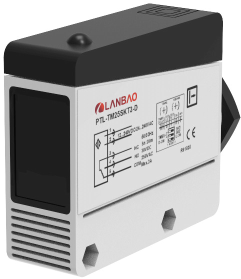 Оптический датчик LANBAO 2 м, инфракрасный свет светодиод (880нм), PNP , NO+NC, 10…30 DC, PC+ABS, прямоугольный, клеммы, IP67