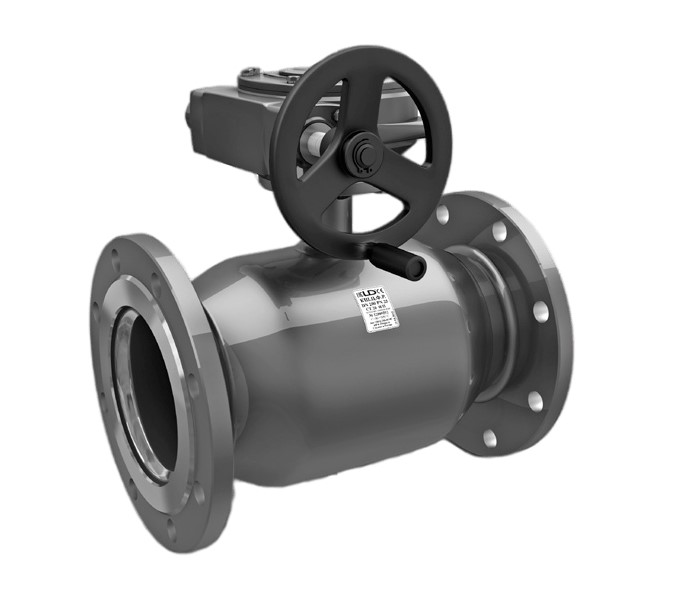 Кран шаровой LD КШЦФР Regula из ст.20 Ду150/125 Ру1,6МПа с редуктором купить с доставкой по РФ