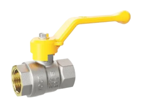 Шаровой кран LD Кран шар лат газ Pride нк Ду50 Ру25 м/м рыч LD 47.112.1.50 M02 GAS