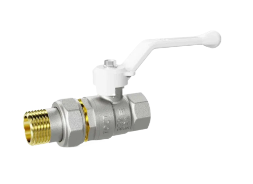 Шаровой кран LD Pride 47.25.В-ГШ.Р (white) с биркой