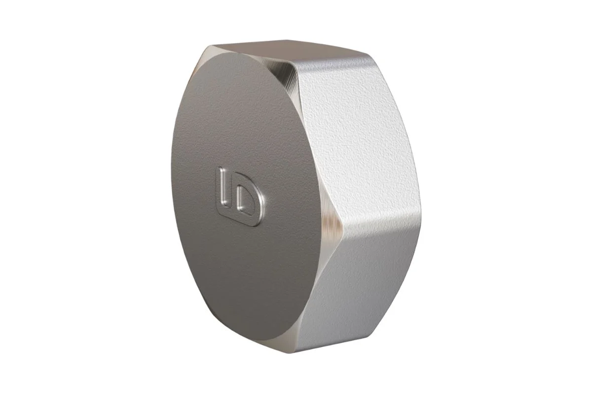 Заглушка LD Pride DN25 (1") ВР латунь, никель