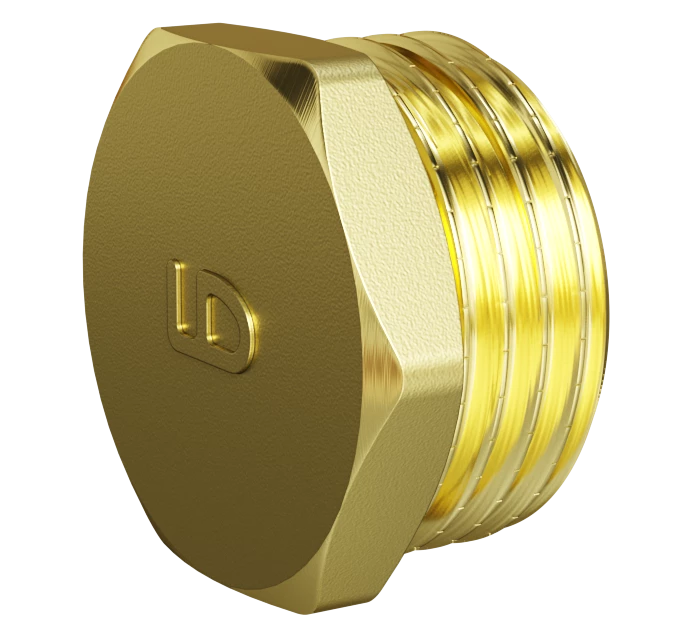 Пробка LD Pride DN50 (2") НР латунь