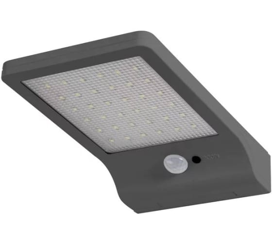 Светильник LEDVANCE Door LED Solar 3Вт 4000К 320лм IP44 аккумулятор с сенсором серебро на солнечной батарее купить с доставкой по РФ