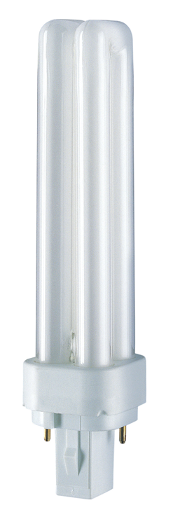 Лампа люминесцентная компакт. LEDVANCE OSRAM DULUX D 26W/840 G24d-3 купить с доставкой по РФ