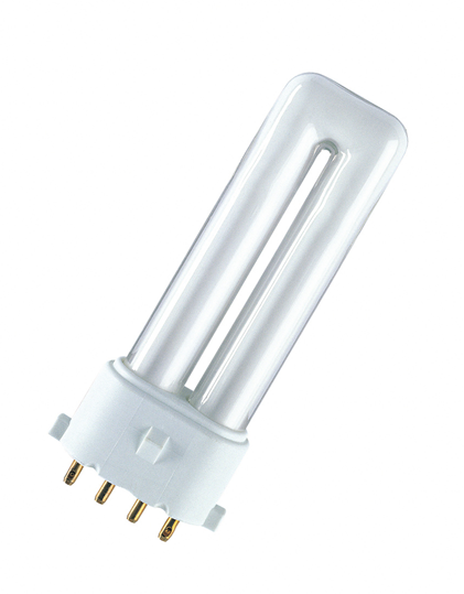 Лампа люминесцентная компакт. LEDVANCE OSRAM DULUX S/E 9W/840 2G7 купить с доставкой по РФ