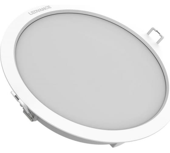 Светильник светодиодный LEDVANCE Eco Class Downlight DL 865 WT 18Вт 6500К IP44 1710лм ДВО даунлайт круглый встраиваемый ультратонкий