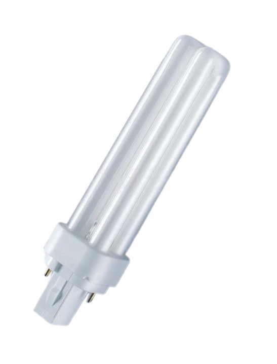 Лампа люминесцентная компактная Ledvance DULUX D/E 18Вт/840 G24q-2 OSRAM купить с доставкой по РФ