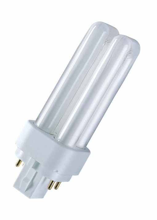 Лампа люминесцентная компактная Ledvance DULUX D/E 26Вт/840 G24q-3 OSRAM купить с доставкой по РФ
