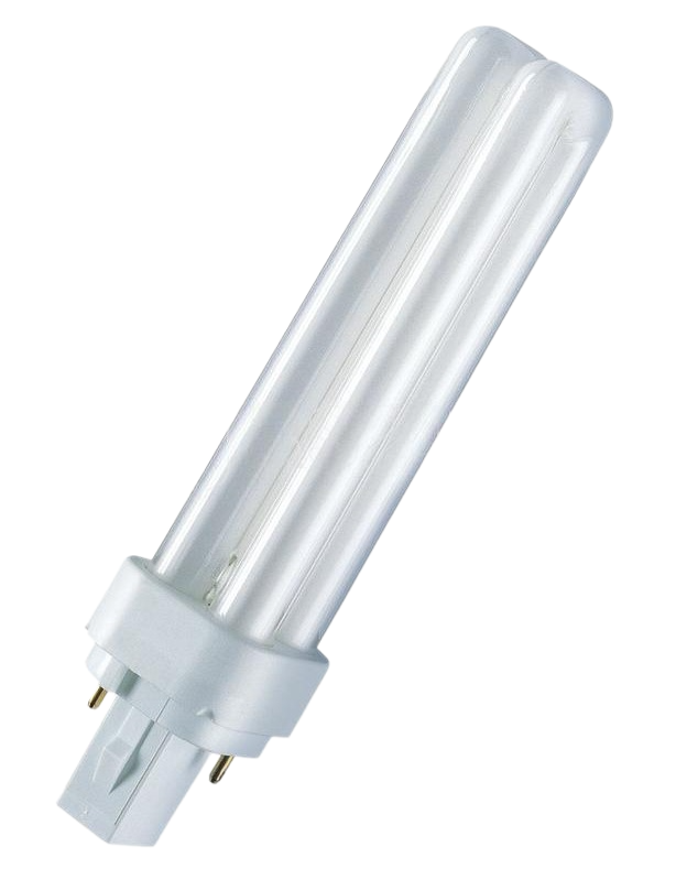 Лампа люминесцентная компактная Ledvance DULUX D 26Вт/840 G24d-3 OSRAM купить с доставкой по РФ