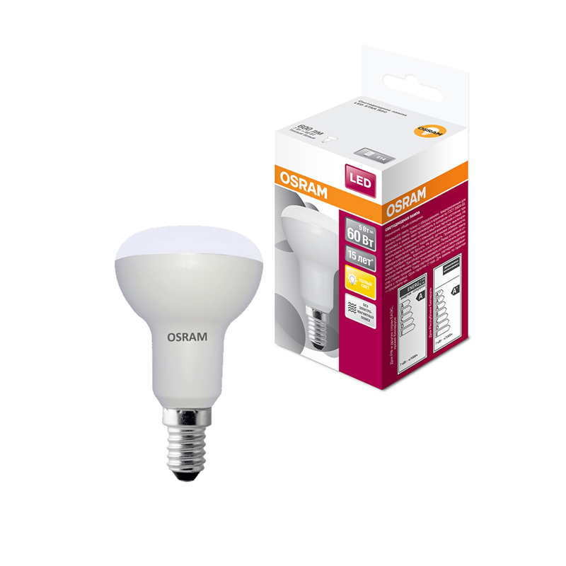 Лампа светодиодная Ledvance LED STAR 7 Вт E14 4000 K 600 Lm купить с доставкой по РФ