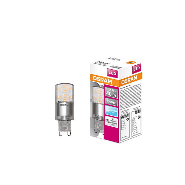 Лампа светодиодная Ledvance LED STAR 3.5 Вт G9 4000 K 400 Lm купить с доставкой по РФ