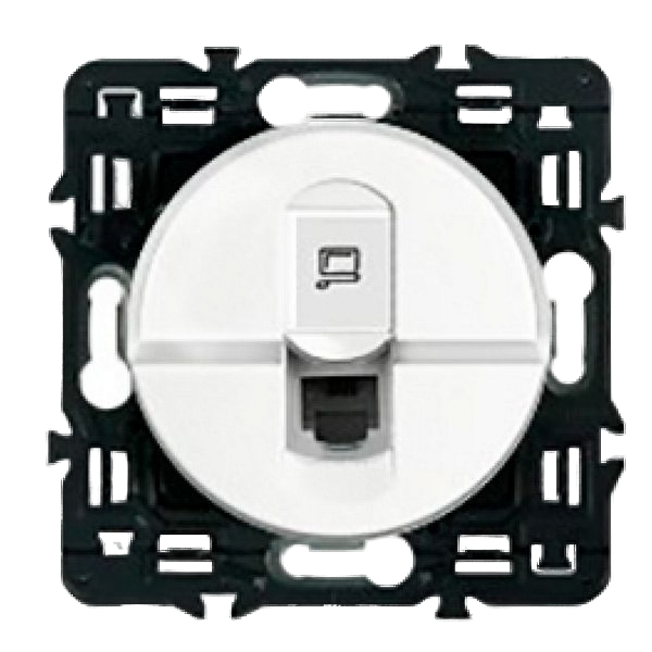 Розетка телефонная Legrand Celiane RJ11 белая