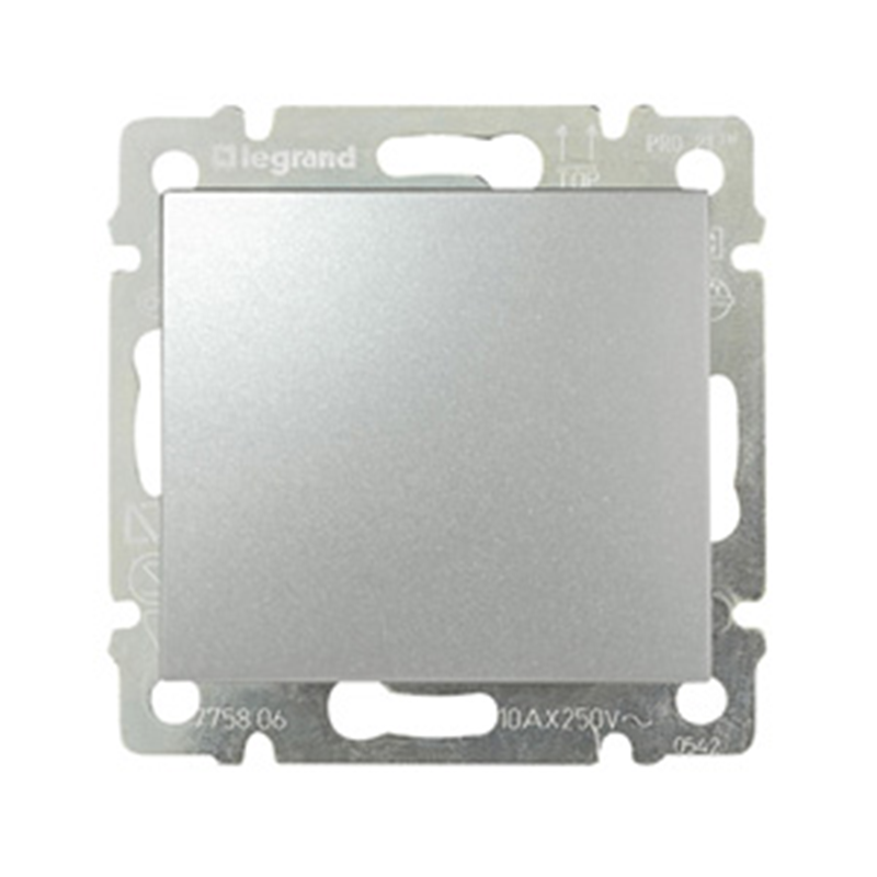 Выключатель Legrand DIY Valena одноклавишный алюминий