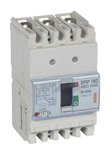 Выключатель автоматический Legrand DPX3 3п 100А 25кА 160 термомагнитный расцепитель купить с доставкой по РФ