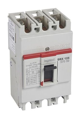 Выключатель автоматический Legrand DRX125 термомагнитный 63A 3П 10кА