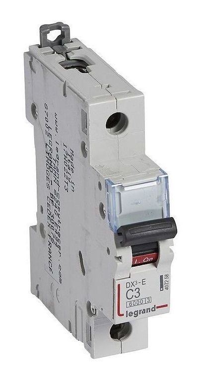 Выключатель автоматический однополюсный Legrand 20А B DX3-E 6кА