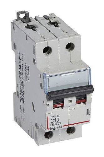 Выключатель автоматический модульный Legrand DX3-E 2п C 10А 6кА 6000 2модуля 230/400В купить с доставкой по РФ