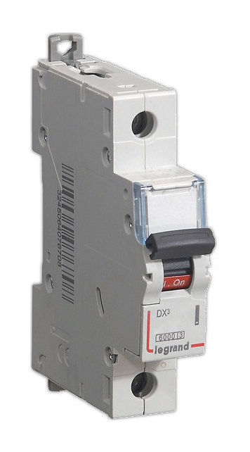 Выключатель автоматический однополюсный Legrand 20А B DX3 6kA/10kA