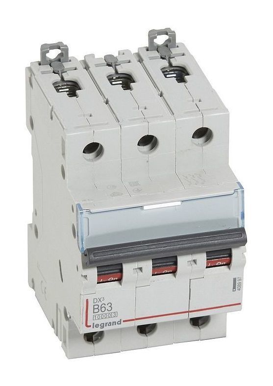 Автоматический выключатель Legrand DX³ 3P 63А (B) 16кА купить с доставкой по РФ