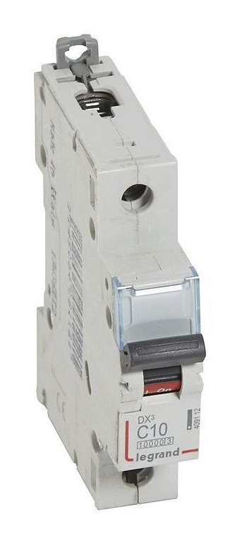 Выключатель автоматический однополюсный Legrand 10А C DX3 10kА/16kА