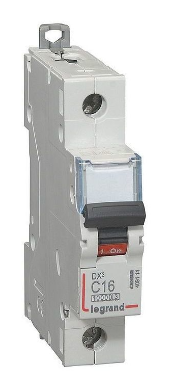 Выключатель автоматический однополюсный Legrand 16А C DX3 10kА/16kА