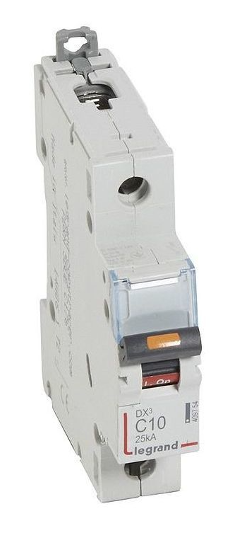 Выключатель автоматический однополюсный Legrand 10А C DX3 25кА