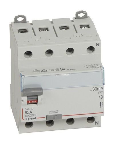 УЗО Legrand DX3 4P 63А 30мА купить с доставкой по РФ