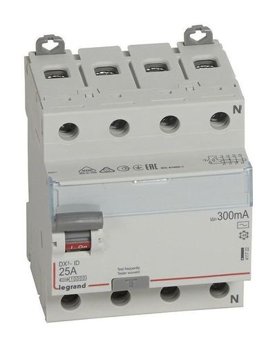 Выключатель дифференциального тока Legrand DX3 4п 25А 300мА тип AC купить с доставкой по РФ