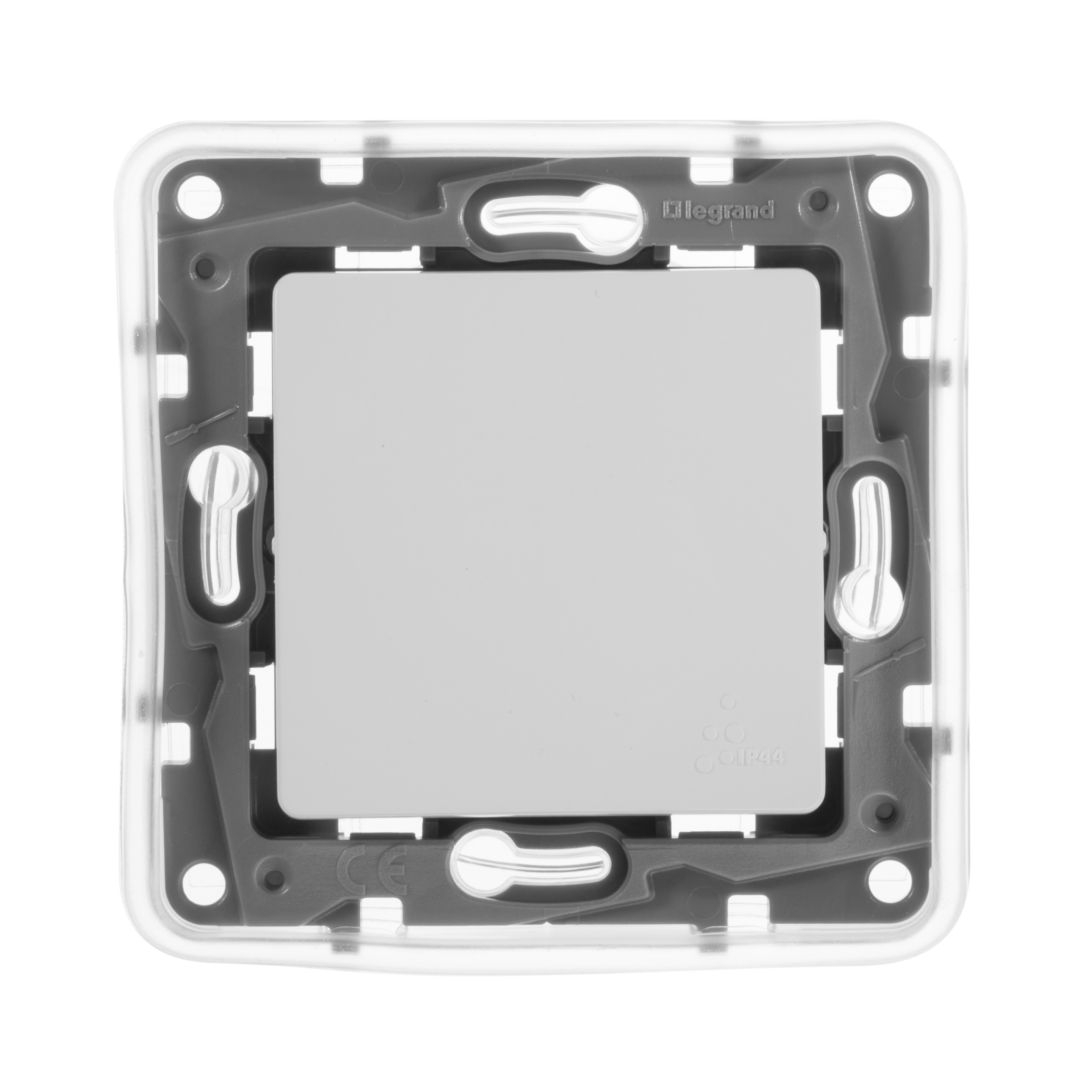 Переключатель одноклавишный Legrand Etika Plus 10AX 10А IP44 250В белый