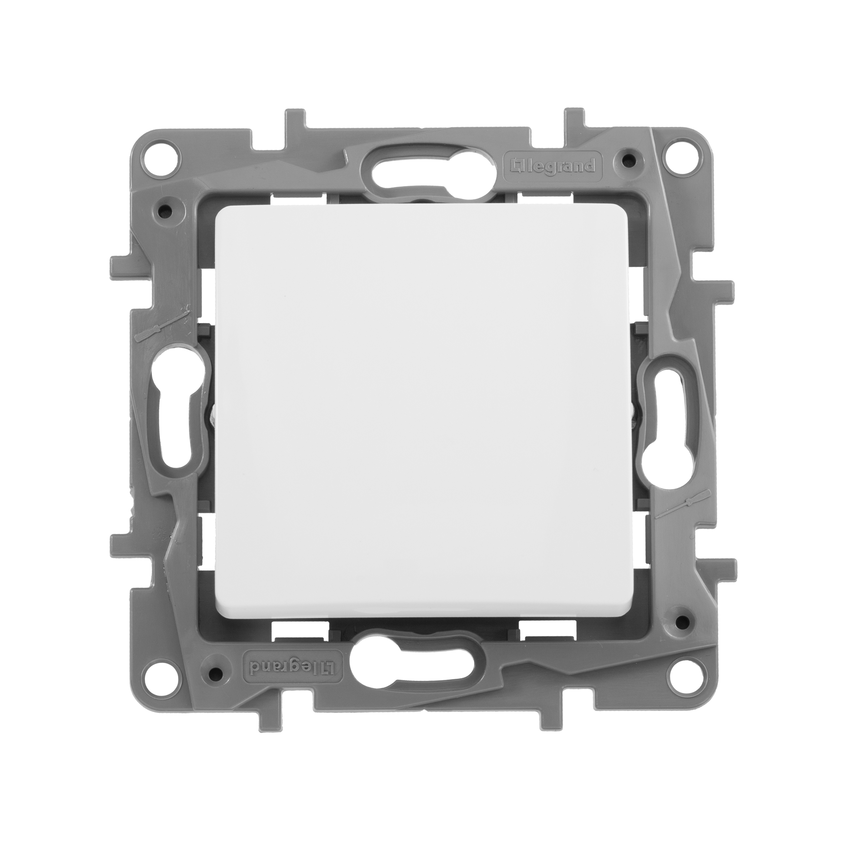 Переключатель одноклавишный Legrand Etika 10AX 10А IP20 250В белый