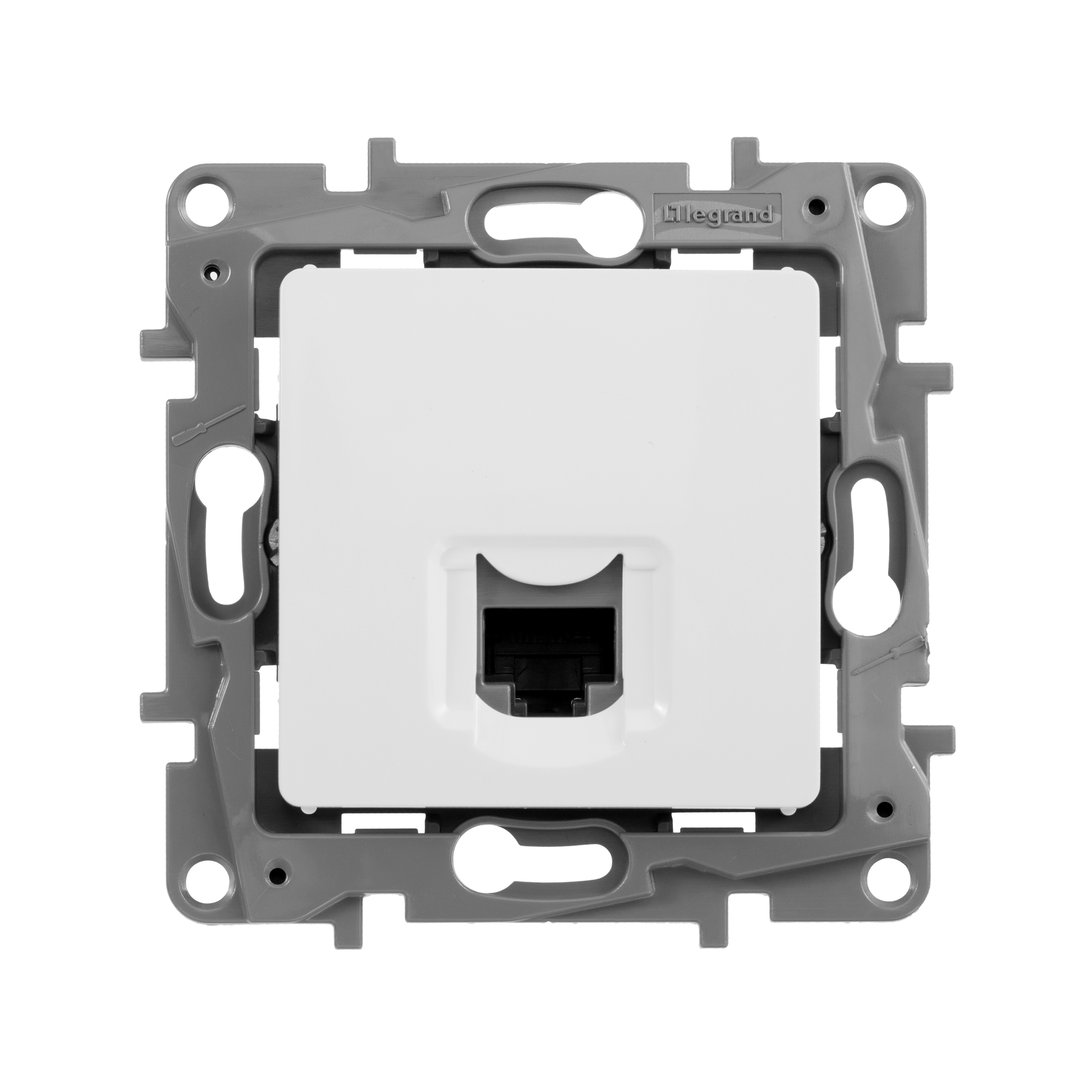Розетка компьютерная Legrand ETIKA RJ45 категория 5 UTP белая