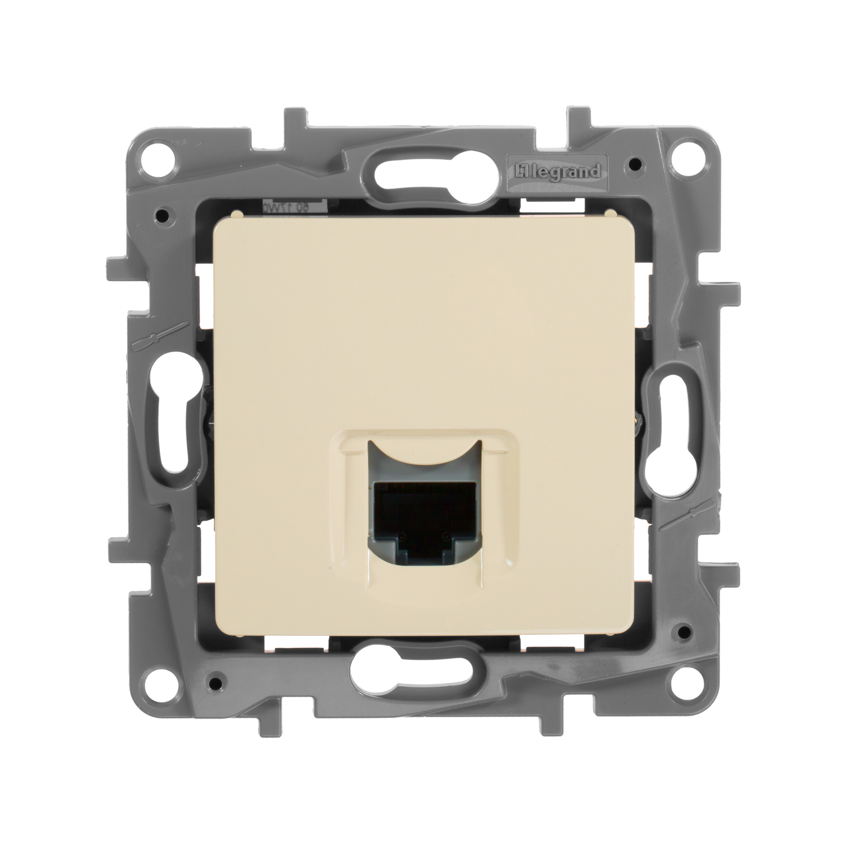 Розетка компьютерная Legrand ETIKA RJ45 категория 5 UTP слоновая кость
