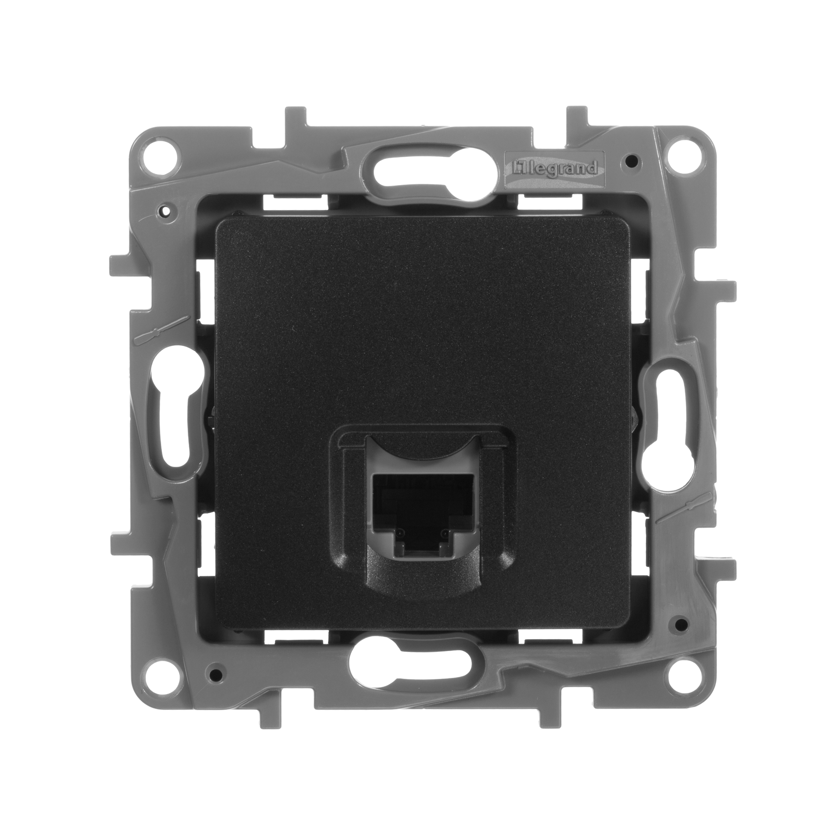 Розетка компьютерная Legrand ETIKA RJ45 категория 5 UTP антрацит