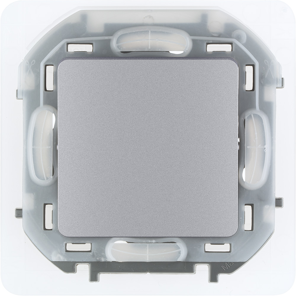 Переключатель одноклавишный Legrand INSPIRIA IP44 10 AX 250 В~ алюминий