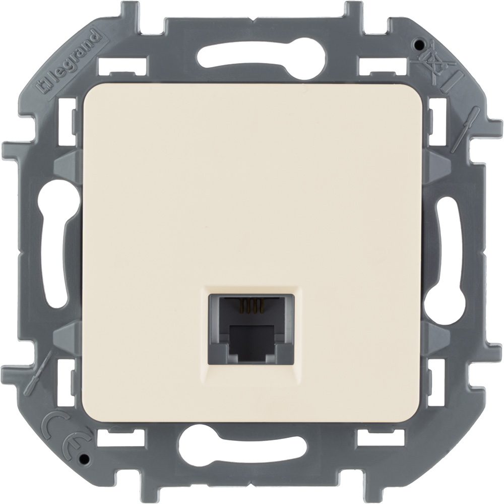 Телефонная розетка Legrand INSPIRIA RJ11 слоновая кость