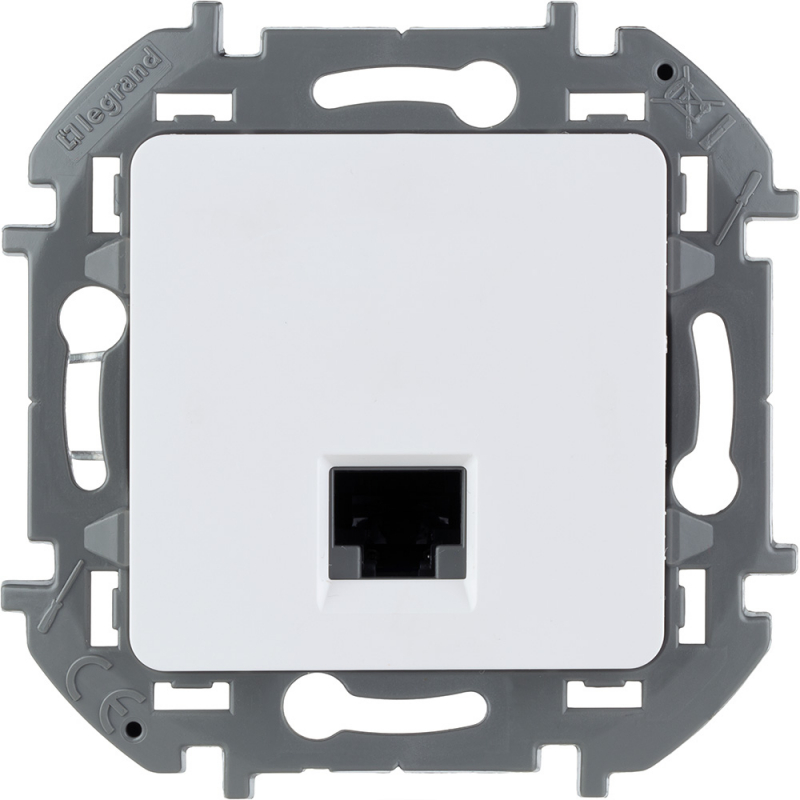 Информационная розетка Legrand INSPIRIA RJ 45категория 6 UTP белый
