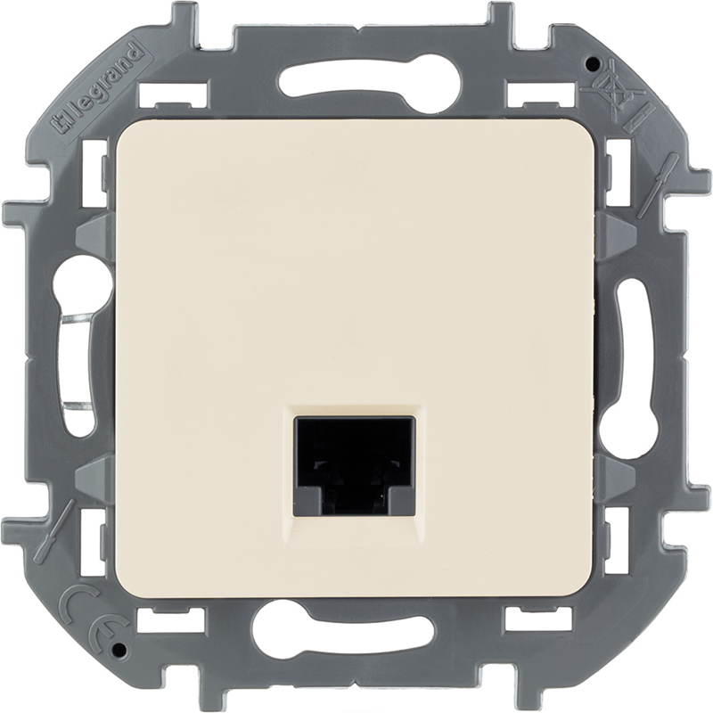 Розетка информационная RJ 45 Legrand INSPIRIA категория 6 UTP слоновая кость