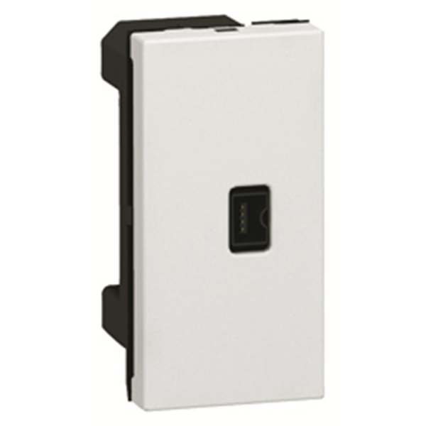 Розетка Legrand Mosaic IEEE 1394 белая купить с доставкой по РФ